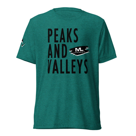 Peaks And Valleys Short sleeve t-shirt